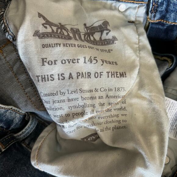 Levis Men's 541 Jeans Pants 32x30 in Mid Blue Denim Wash - Picture 10 of 10